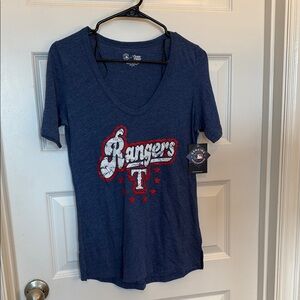 NWT Navy Rangers Tee ⚾️ Sz Small